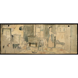 Tableau mural. La lessive. 