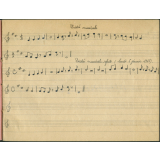 Cahier de musique.