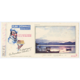 Buvard publicitaire. Le Golfe de Saint-Tropez le soir. Flan Lyonnais Entremets. Série A N°1. 