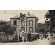 Foulbec (Eure) - Mairie-Ecole.