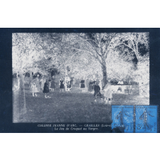 Colonie Jeanne d'Arc - Chailles (Loir-et-Cher) - Le Jeu de Croquet au Verger.