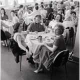 Sanatorium des étudiantes : Vence : Réfectoire : Dessert et café