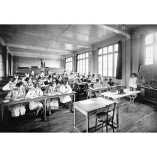 Ecole Normale d'Institutrices de Beauvais. (Oise). janvier 1930.