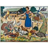 Tableau de vocabulaire. N°16- A la ferme. N°16bis- La basse-cour.
