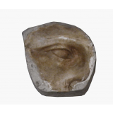 Moulage en plâtre. Oeil de la Vénus de Milo.