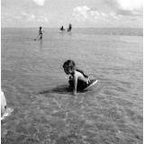 Ligue française de l'Enseignement : camp familial de vacances, la baignade