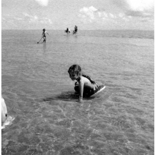 Ligue française de l'Enseignement : camp familial de vacances, la baignade