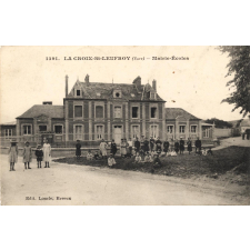 1391 - La Croix-St-Leufroy (Eure) - Mairie - Ecoles.