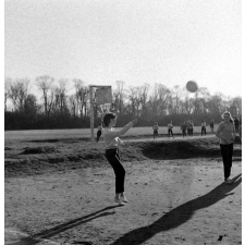 Lycée-pilote mixte de Montgeron. Un match de volley.
