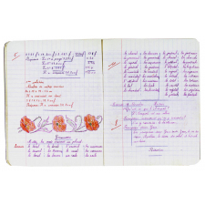 Cahier de devoirs journaliers / Ecole de Barneville (Eure).