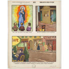 Tableau mural.11- Respect dû à la vie du corps et de l'âme. 12- Soyons purs de corps et de coeur.
 