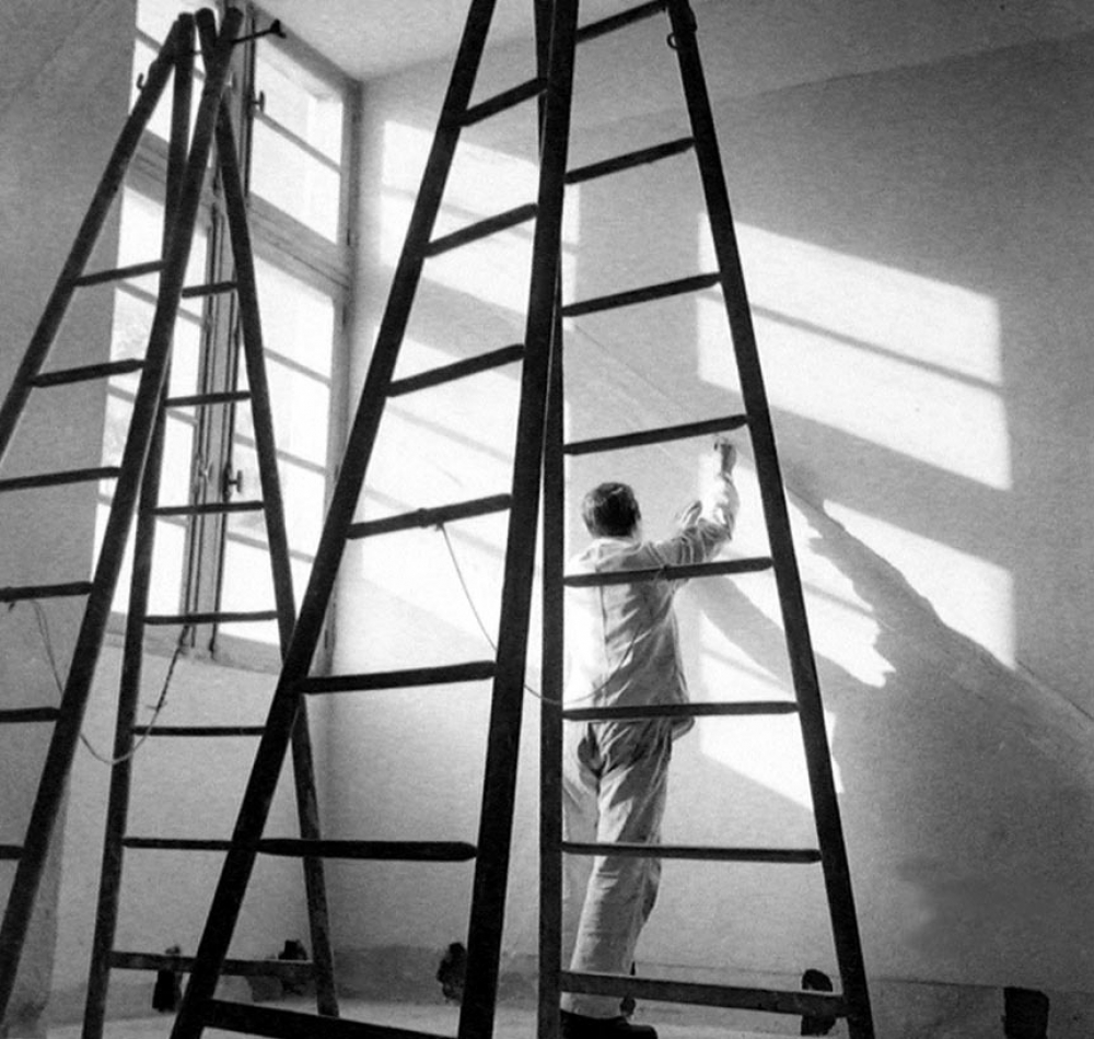 Institution publique d'éducation surveillée Saint-Maurice : Les peintres au travail