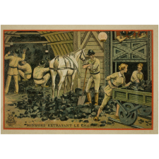 Mineurs extrayant le charbon