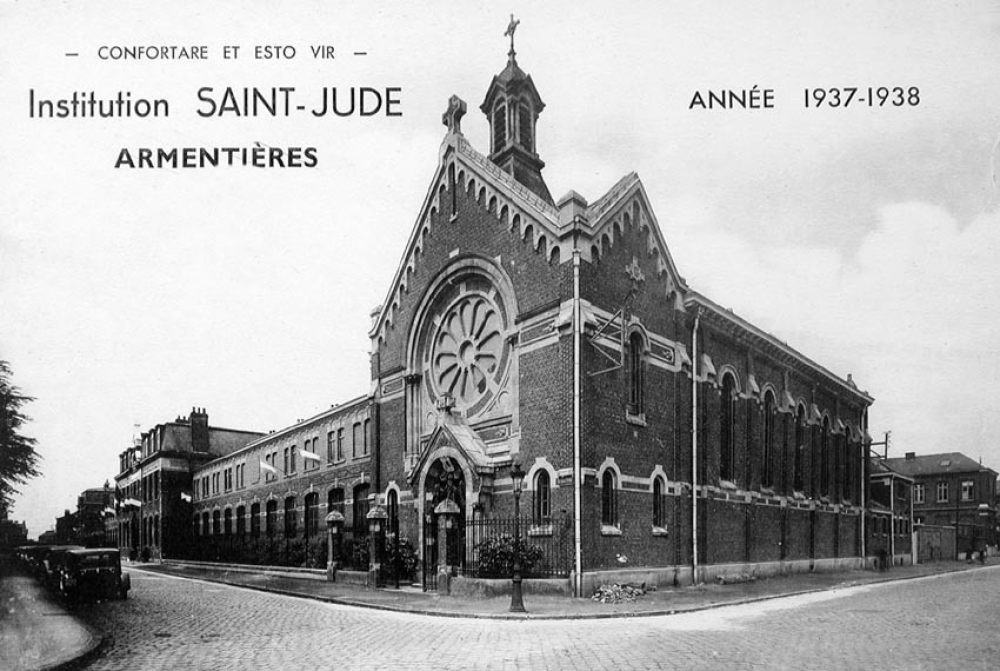 Institution Saint-Jude. Armentières. (Nord). Année 1937-1938.