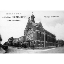 Institution Saint-Jude. Armentières. (Nord). Année 1937-1938.