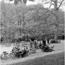 Voyage scolaire en Allemagne : Retour vers Corbeil : Jardin près des grottes