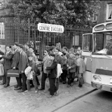 Voyage scolaire de fin d'année : Classe de garçons de Corbeil : Le Havre : Arrivée au centre d'hébergement