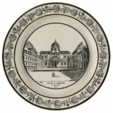 N°24 - Vue de la Sorbonne côté de la Cour à Paris