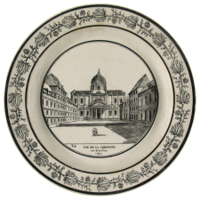 N°24 - Vue de la Sorbonne côté de la Cour à Paris