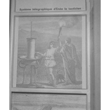 Exposition P.T.T : Imagerie : le système télégraphique d'Enée le tacticien