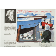 Buvard publicitaire. F. Sauvage (1785-1857).