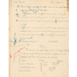 Cahier journalier / Ecole de Martrois.