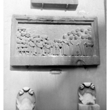 Musée des Antiquités nationales, Saint-Germain-en-Laye : bas-relief de l'époque médiévale