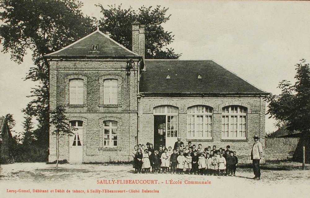 Sailly-Flibeaucourt - L'Ecole Communale.