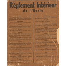 Règlement Intérieur de l'école Thomas Corneille de Rouen. 