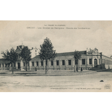 La Drôme illustrée - Crest - Les Ecoles de Garçons - Cours du Joubernon.