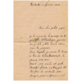 Lettre. 