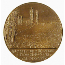 Médaille à l'effigie de René Garnier. 