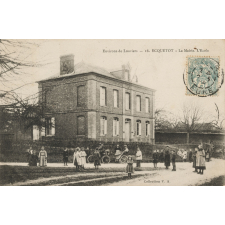 Environs de Louviers - 18 - Ecquetot - La Mairie - L'Ecole.