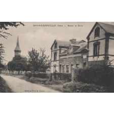 Bournainville (Eure) - Mairie et Ecole.