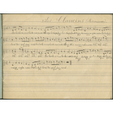 Cahier de musique.
