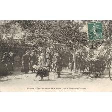 Vernon - Pensionnat de Mlle Hébert - La Partie de Croquet.