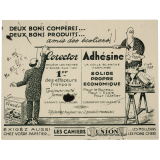 Buvard publicitaire. Corector, Adhésine.