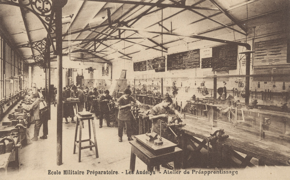 Ecole Militaire préparatoire - Les Andelys - Atelier de Préapprentissage.