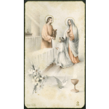 Image religieuse. Image de communion. 