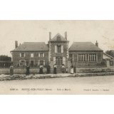 1240 bis - Breuil-sur-Vesle (Marne) - Ecole et Mairie.