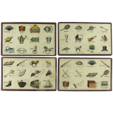 Jeu de loto des images et des mots. 