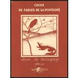 Choix de fables de La Fontaine. Album de découpage.