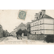 N°12 - Ecole Primaire supérieure de Garçons et route de Caumont - Torigni-sur-Vire.