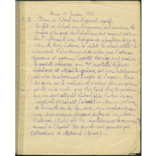 Cahier de brouillon / Ecole de Mézières.