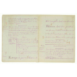 Cahier de devoirs / Ecole de la Madeleine à Nonancourt.