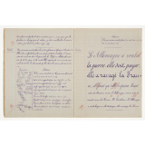 Cahier de devoirs / Ecole de la Madeleine à Nonancourt.