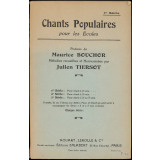 Chants populaires pour les écoles. 
