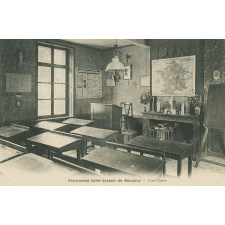Pensionnat Saint-Joseph de Bucquoy - Une Classe.