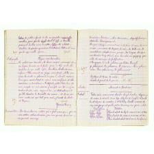 Cahier de devoirs / Ecole de la Madeleine à Nonancourt.