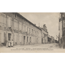 3347 Charente - Ruffec - L'Ecole primaire supérieure - Cet Etablissement a été transformé pendant la Guerre en Hôpital temporaire.